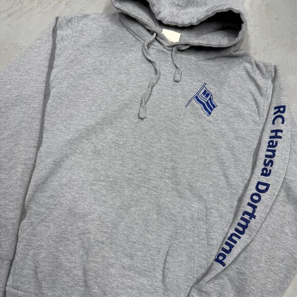 Hakro RC Hansa Dortmund Rowing Club Graphic Hoodie Grey Medium - Picture 2 of 9